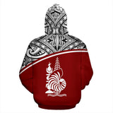 New Caledonia Polynesian All Over Hoodie - Red Curve Version - BN12 - front_2_73118362-6d7c-458b-84c4-676b60ac40c9