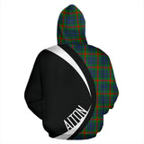 Tartan Zip Up Hoodie - Clan Aiton Zip Up Hoodie - Circle Style Unisex - front_2_745b54a5-0d6a-4bfc-abff-3028f448d1e9