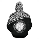 Northern Mariana Islands Polynesian All Over Custom Personalised Hoodie - Black Curve Version - BN12 - front_2_83b900d0-b7a5-407d-bb56-33946ecb8d7e