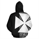 Wallis and Futuna Polynesian Hoodie - Black Line - BN11 - front_2_93400967-8aeb-45fb-bca4-bf4416eb4655