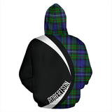 Tartan Zip Up Hoodie - Clan Robertson Hunting Modern Zip Up Hoodie - Circle Style Unisex - front_2_aaf7e077-dd6a-407b-8e1b-9ff22347cf8c