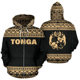 Tonga Polynesian All Over Zip-Up Hoodie - Gold Version - Bn09 - front_3_17e38858-ee80-4385-8b65-b1f8bf945901