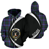 Tartan Zip Up Hoodie - Clan Guthrie Modern Zip Up Hoodie - Circle Style Unisex - front_3_23e0e853-2ff9-4993-8540-0572c736aa03