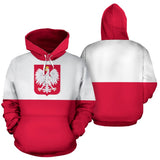 Poland Hoodie All Over Print - Poland Flag Hoodie H4 - front_3_25610387-6413-4071-85c9-4272fb731006