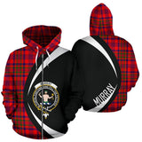 Tartan Zip Up Hoodie - Clan Murray Of Tulloch Modern Zip Up Hoodie - Circle Style Unisex - front_3_2c72c66a-c995-4671-a162-304604a35a6b