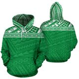 Hawaii Polynesian All Over Print Green Pullover Hoodie BN04 - front_3_317ab794-12d4-4a4f-82ab-422777a34ab9