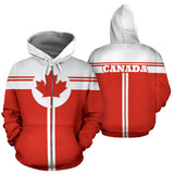 Canada All Over Zip-Up Hoodie - Circle Style - Bn04 - front_3_422b603a-173c-45c3-905e-1be5fc624a49