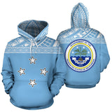 Federated States of Micronesia All Over Hoodie - Blue Version - BN01 - front_3_4633deda-74a6-4911-8f34-e5acea28ea83