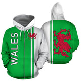 Wales All Over Zip-Up Hoodie - Straight Version - Bn04 - front_3_5b1b913b-b45a-4f6d-ba98-a6a6e9f42e35