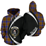 Tartan Zip Up Hoodie - Clan Balfour Modern Zip Up Hoodie - Circle Style Unisex - front_3_6dbcdf70-6609-4d47-be06-1d08aaf4e865