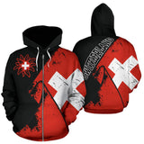 Switzerland Special Grunge Flag Zipper Hoodie A7 - front_3_739e63b5-7214-4578-9e17-56bfe00d07db