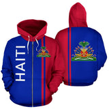 Haiti All Over Zip-Up Hoodie - Straight Version - Bn04 - front_3_7935b98a-a424-468a-af8f-e882b1dc823a