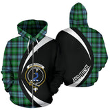 Tartan Zip Up Hoodie - Clan Arbuthnot Ancient Zip Up Hoodie - Circle Style Unisex - front_3_843a19bf-6acb-47e0-bf72-f8abf03b732c