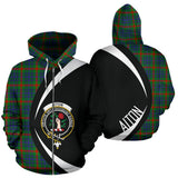 Tartan Zip Up Hoodie - Clan Aiton Zip Up Hoodie - Circle Style Unisex - front_3_9d321b46-e3cc-4e18-9675-487d09004f31