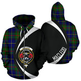 Tartan Zip Up Hoodie - Clan MacLeod of Harris Modern Zip Up Hoodie - Circle Style Unisex - front_3_a211a9ee-58db-4d5f-866a-35249dc3bd3b