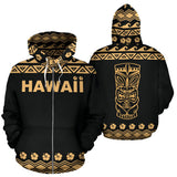 Hawaii Tiki All Over Zip-Up Hoodie - Bn04 - front_3_aa58cefc-8046-4eeb-ac63-6ca84755a71c