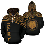 Northern Mariana Islands Polynesian All Over Custom Personalised Hoodie - Gold Curve Version - BN12 - front_3_bf3467ba-0879-4f09-9b2a-0e500c4d8f6b