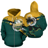 Australia Rugby Zip-up Hoodie - Champion Australia - BN15 - front_3_d74227b0-4a6a-4de6-8002-ed5d0a442bc9