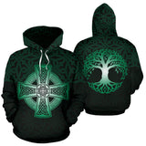 Celtic All Over Hoodie - Cross With Tree Of Life - BN01 - front_3_d847ebc9-34c3-414f-a3e2-977a3168c560