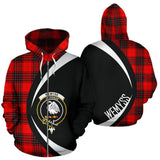 Tartan Zip Up Hoodie - Clan Wemyss Modern Zip Up Hoodie - Circle Style Unisex - front_3_dc35aa5e-fb7d-4c76-8d23-4e25f648316a