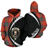 Tartan Zip Up Hoodie - Clan Macnab Ancient Zip Up Hoodie - Circle Style Unisex - front_3_e0f7d28f-782c-4eb6-8a53-ce161568eacc