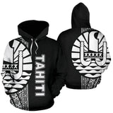 Tahiti (French Polynesia) Polynesian Hoodie - White Line - BN11 - front_3_e1e3bfef-5901-4da2-87fc-30a9fd5f6c8e