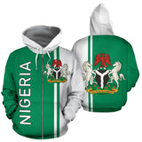 Nigeria All Over Zip-Up Hoodie - Straight Version - Bn04 - front_3_f3913698-1295-4918-868a-5c860c88561a