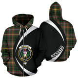 Tartan Zip Up Hoodie - Clan Buchanan Hunting Zip Up Hoodie - Circle Style Unisex - front_3_ffe01116-024c-41b4-abad-849ea8bba14e