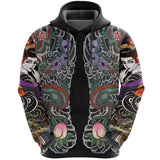 Traditional Japanese Tattoo Hoodie A7 - gbbg
