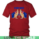 G'DAY MATE T-SHIRT H4 - gday-mate-t-shirt-h4-district-unisex-red-s-shirts-1sttheworld_631