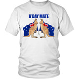 G'DAY MATE T-SHIRT H4 - gday-mate-t-shirt-h4-district-unisex-white-s-shirts-1sttheworld_675