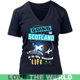 GOING TO SCOTLAND T-SHIRT - M1 - going-to-scotland-hm1-district-womens-v-neck-navy-s-t-shirts-1sttheworld_575