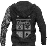 Fiji In My Heart Polynesian Tattoo Style Hoodie Gray A7 - gray_fiji._1