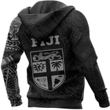 Fiji In My Heart Polynesian Tattoo Style Hoodie Gray A7 - gray_fiji_3