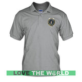 Tartan Polo Shirt - Gunn Badge (Men's) A9 - gunn-badge-tartan-mens-polo-t-shirt-a9-oxford-s-shirts-1sttheworld_581
