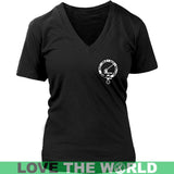 Gunn Tartan Shirt Or Tartan Hoodie In Me TH8 - gunn-in-me-t-shirt-n8-district-womens-v-neck-black-s-shirts-1sttheworld_363