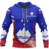 Slovenia Special Zipper Hoodie A7 - gvrb_copy