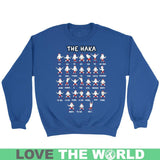 Haka Christmas New Zealand T Shirts Hm1 - haka-christmas-new-zealand-t-shirts-hm1-crewneck-sweatshirt-royal-s-1sttheworld_748