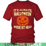 HALLOWEEN INSIDE MY HEAD T-SHIRT P1 - halloween-inside-my-head-t-shirt-p1-district-unisex-red-s-shirts-1sttheworld_190