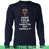 HAMILTON TARTAN KEEP CALM GUY T-SHIRT S2 - hamilton-tartan-keep-calm-guy-t-shirt-s2-district-long-sleeve-navy-s-shirts-1sttheworld_110
