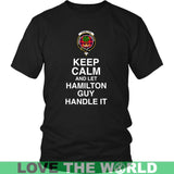 HAMILTON TARTAN KEEP CALM GUY T-SHIRT S2 - hamilton-tartan-keep-calm-guy-t-shirt-s2-district-unisex-black-s-shirts-1sttheworld_145