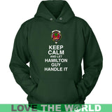 HAMILTON TARTAN KEEP CALM GUY T-SHIRT S2 - hamilton-tartan-keep-calm-guy-t-shirt-s2-unisex-hoodie-dark-green-s-shirts-1sttheworld_292