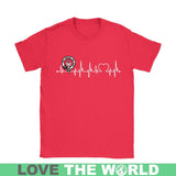 HANNAY IN MY HEARTBEAT N9 - hannay-in-my-heartbeat-n9-gildan-womens-t-shirt-red-s-shirts-1sttheworld_798