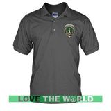 Tartan Polo Shirt - Henderson (Mackendrick) Badge (Men's) A9 - henderson-mackendrick-badge-tartan-mens-polo-t-shirt-a9-charcoal-s-shirts-1sttheworld_760