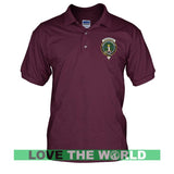 Tartan Polo Shirt - Henderson (Mackendrick) Badge (Men's) A9 - henderson-mackendrick-badge-tartan-mens-polo-t-shirt-a9-maroon-s-shirts-1sttheworld_632