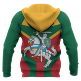 Lithuania Hoodie - Plastron Style - Bn04 - hoodie2_hr_2235c77e-7558-4019-9227-24170e82e954