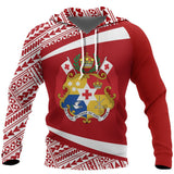 Tonga Coat Of Arms Hoodie - Circle Red Ver 2.0 J7 - hoodie_hr_306fc2f4-bc09-4a2f-a7e1-bfa1da265675