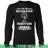 HUSBAND OF A ROBERTSON T- SHIRT C12 - husband-of-a-robertson-t-shirt-c12-district-long-sleeve-black-s-shirts-1sttheworld_285