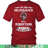 HUSBAND OF A ROBERTSON T- SHIRT C12 - husband-of-a-robertson-t-shirt-c12-district-unisex-red-s-shirts-1sttheworld_368