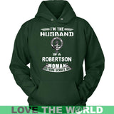 HUSBAND OF A ROBERTSON T- SHIRT C12 - husband-of-a-robertson-t-shirt-c12-unisex-hoodie-dark-green-s-shirts-1sttheworld_211